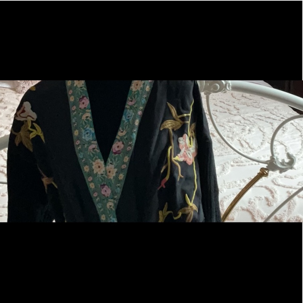 Boho Cotton Robe Coat - Picture 10 of 16